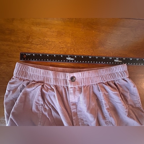 NWT Madewell Purple Mauve Corduroy Pants Button Closure Size Medium - Picture 5 of 6